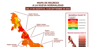 Reporte Estatal de coronavirus 28/08/2020