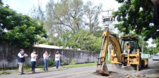 Inicia pavimentación con concreto hidráulico de la calle Adolfo Sugasti, con inversión de más de 38 mdp