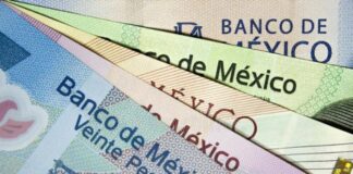 Peso retrocede por una corrección; dólar cotiza en 21.85 unidades