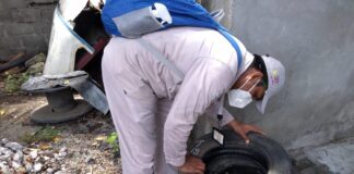 Realiza Secretaría de Salud rociado residual en 4 mil 246 casas, para prevenir el dengue