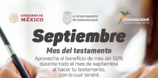 Amplían «Mes del testamento» en Cosoleacaque