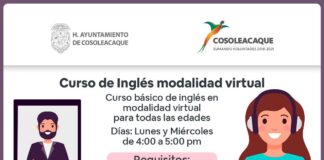 ¿Quieres aprender inglés? El Ayuntamiento de Cosoleacaque te enseña gratis