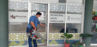 Ayuntamiento de Minatitlán continua sanitización de instalaciones municipales