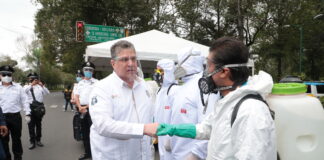 Más de 123 mil unidades de transporte público desinfectadas en 112 municipios: SSP