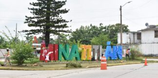 Embellecidas áreas verdes de Minatitlán por Aniversario de la Independencia