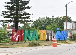 Embellecidas áreas verdes de Minatitlán por Aniversario de la Independencia