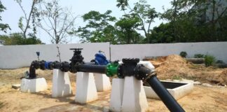 Trabaja Ayuntamiento de Minatitlán en reparación del Pozo 18 afectado por lluvias recientes