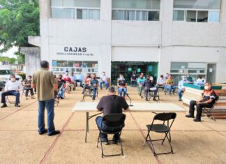 Evalúa Alcalde de Minatitlán avance de trabajos de beneficio social en Minatitlán