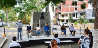 Anuncia Alcalde Fernando Yunes Márquez rehabilitación integral de camellones en la Avenida Martí