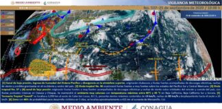 Un canal de baja presión provoca lluvias en el sur de Veracruz Un canal de baja presión sobre el oriente del territorio, en interacción con una zona de inestabilidad en la atmósfera superior, producirá lluvias puntuales muy fuertes en el sur de Veracruz
