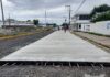 Avanza construcción de calle Nicolás Bravo en Minatitlán