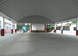 Entregará Ayuntamiento de Minatitlán domo a Primaria “18 de Octubre”