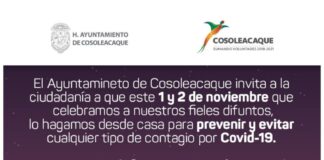 En Cosoleacaque también seguirá cerrado el cementerio municipal Autoridades de Cosoleacaque reiteran que los cementerios seguirán cerrados por Emergencia Sanitaria.