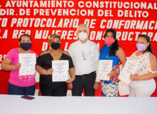 Toma protesta Alcalde de Minatitlán a la “Red de Mujeres Constructora de la Paz”