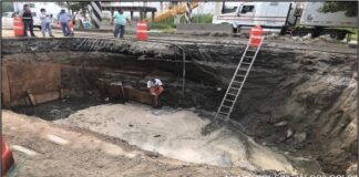 Trabaja la SCT en reparación de infraestructura carretera en Veracruz, Chiapas y Tabasco