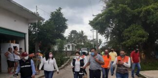 Evalúan PC nacional y estatal afectaciones por lluvias e inundaciones en el sur