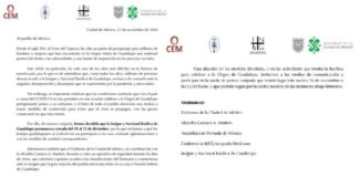 Aplicarán medidas sanitarias restrictivas durante celebraciones a la Virgen de Guadalupe Aplicarán medidas sanitarias restrictivas durante celebraciones a la Virgen de Guadalupe