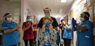 Mujer de 90 años, primera del mundo en recibir la vacuna de Pfizer