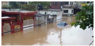 Más de ocho mil personas y dos mil viviendas afectadas por lluvias en Agua Dulce Más de ocho mil personas y dos mil viviendas afectadas por lluvias en Agua Dulce. (Fotos: FonsecaMedici/Twitter)