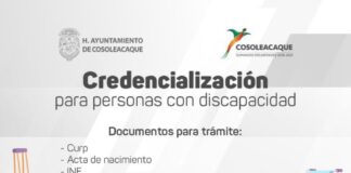 Discapacitados en Cosoleacaque tendrán credencial y apoyos especiales Inicia campaña de credencialización para personas discapacitadas en Cosoleacaque
