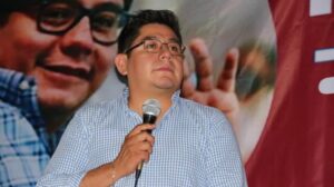 Esteban Ramírez Zepeta, aspirante a la dirigencia estatal de Morena.