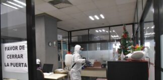 Se suma Poder Judicial a la “Alerta Preventiva” para contener coronavirus; suspenderá labores este viernes Sanitización de las instalaciones del Poder Judicial de Veracruz