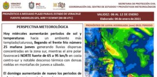 Vientos de 100 km/h traerá el FF-25 que afectará Veracruz entre jueves y sábado Vientos de 100 km/h traerá el FF-25 que afectará Veracruz entre jueves y sábado