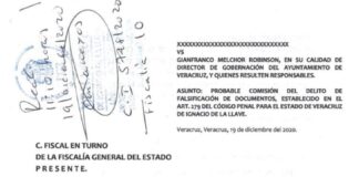 Denuncian a director de Gobernación de Veracruz por presuntamente falsificar documentos a favor de Miguel Yunes Márquez Denuncian a director de Gobernación de Veracruz.