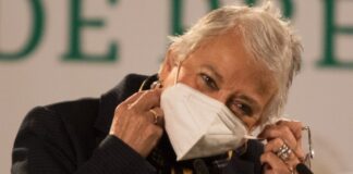 Olga Sánchez Cordero, secretaria de Gobernación, da negativo a segunda prueba de COVID-19