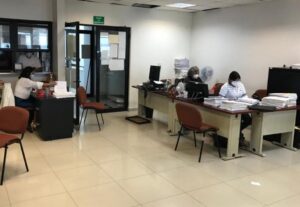 El personal de la Ciudad Judicial en el puerto de Veracruz se reincorporó a sus labores.
