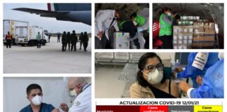 Aplican primeras vacunas contra Covid-19 en Veracruz; murieron 34 en 24 horas. Cerrarán zonas comerciales LLegan 19,500 dosis de vacunas a Veracruz y empieza la aplicación.