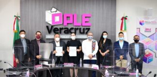 OPLE Veracruz y el Sistema Estatal Anticorrupción, firman Acuerdo de Colaboración