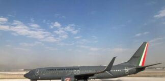 AMLO aterriza en Santa Lucía para inaugurar pista militar del aeropuerto Felipe Ángeles