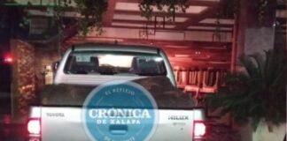 Dejan bolsas con restos humanos frente a restorán de Nicolás Ruiz, aspirante a la alcaldía de Minatitlán Foto Crónica de Xalapa