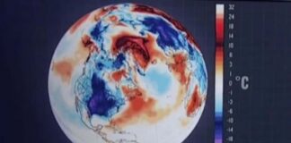 Inusual cambio de temperatura mundial; hace 150 años no se registraba. Alaska enfría Veracruz y Golfo de México Groenlandia caliente, América helada: mapa muestra la histórica inversión de temperatura en el planeta