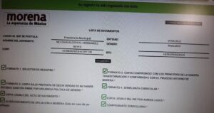 Registro exitoso como precandidato en la plataforma de Morena