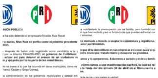 Convocan a movilización de simpatizantes de Nicolás Ruiz en Minatitlán