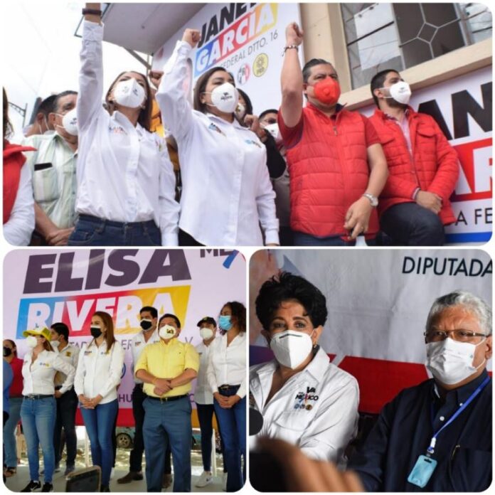Arrancan campañas a diputaciones federales en Veracruz candidatas y candidatos de Va Por México