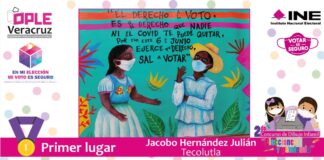 El OPLE Veracruz premia a ganadores del 2do. Concurso Estatal de Dibujo Infantil: “Elecciones y Pandemia”