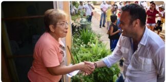 Ponciano Vázquez cerrará campaña como empezó: caminando