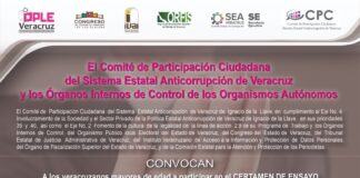 El Órgano Interno de Control del OPLE Veracruz y el Sistema Estatal Anticorrupción invitan a participar en el Certamen de Ensayo: «Escribamos Contra la Corrupción»