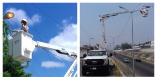 Mejoran sistemas de alumbrado en Minatitlán