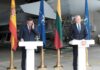 Una amenaza militar real atribuida a Rusia forzó a Pedro Sánchez y al presidente de Lituania a interrumpir una conferencia de prensa