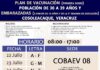 Aplicarán primera dosis de la vacuna contra el Covid-19 a personas de 30 a 39 años en Cosoleacaque