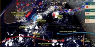 Pronostican lloviznas para la región de Tenosique