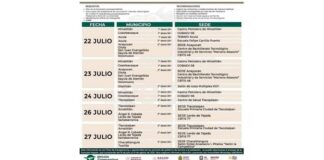 En el Casino y en el COBAEV, Minatitlán y Cosoleacaque aplicarán la vacuna para etarios de 30 a 39 años