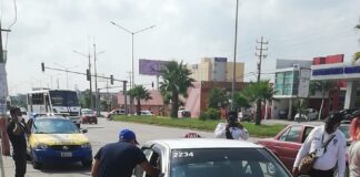 Activa Ayuntamiento de Minatitlán filtro sanitario contra COVID-19