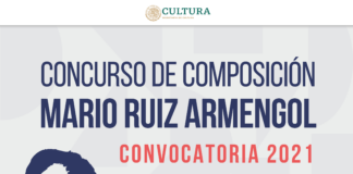 Presenta IVEC los resultados del Concurso de Composición “Mario Ruiz Armengol” 2021