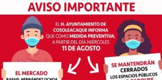 Toman acciones en Cosolecaque para contener la «tercera ola» del Covid-19