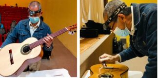 Participa veracruzano como juez de constructores de guitarra en Paracho, Michoacán